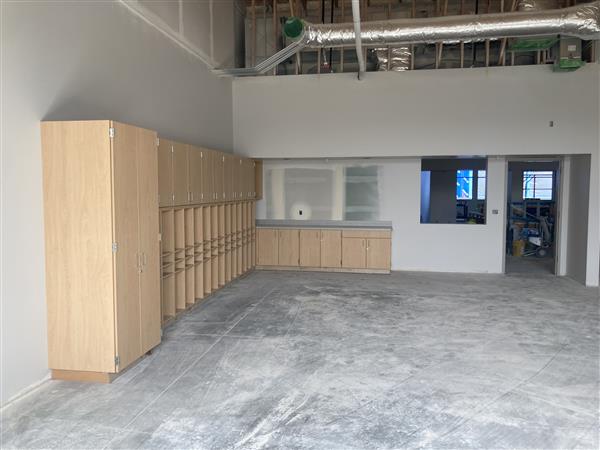 Classroom with casework